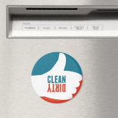 Sauberes Geschirrspüler Magnet tümmert rotes Blau (In Situ (Geschirrspüler))