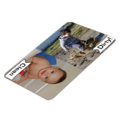 Sauberes Geschirrspüler Personalisiertes Foto Magn Magnet (Linke Seite)