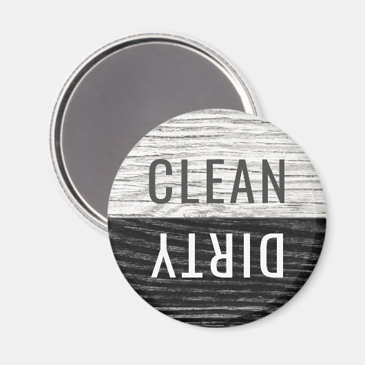 Sauberes Geschirrspüler Rustikales, gewittertes Ho Magnet (Vorderseite/Rückseite)