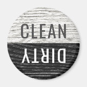 Sauberes Geschirrspüler Rustikales, gewittertes Ho Magnet (Vorne)