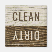 Sauberes Geschirrspüler Rustikales, gewittertes Ho Magnet (Vorne)