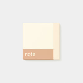 Sauberes Girl Tan und Creme individuell anpassbar Post-it Klebezettel