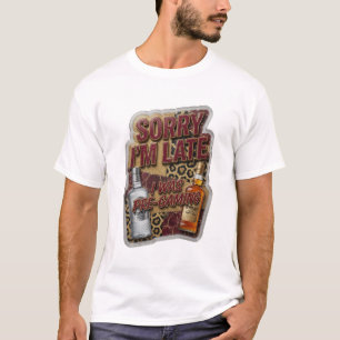 Sauberes Gold I WAS PRE GAMING Zitat-Shirt T-Shirt