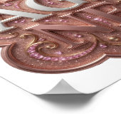 Sauberes Gold IMAGINE Design Poster (Ecke)