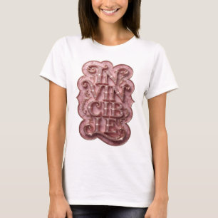 Sauberes Gold IN VINCIBLE Fettes Design T-Shirt