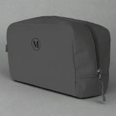 Sauberes Gray Black l Elegant Luxus Mit Monogramm Waschbeutel