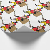 Sauberes gutes lustiges Kind des Pfadfinders der Geschenkpapier (Ecke)