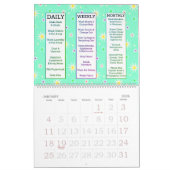 Sauberes Haus führt meine erste Haushaltsführung Kalender (Jan 2026)