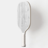 Sauberes helles graues Holz Pickleball Schläger (Links)