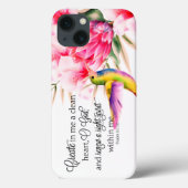 Sauberes Herz Case-Mate iPhone Hülle (Rückseite)