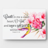 Sauberes Herz Fotoplatte (Vorderseite)