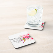 Sauberes Herz Getränkeuntersetzer (Rechte Seite)