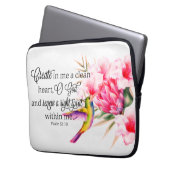 Sauberes Herz Laptopschutzhülle (Vorderseite Links)