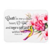 Sauberes Herz Magnet (Horizontal)