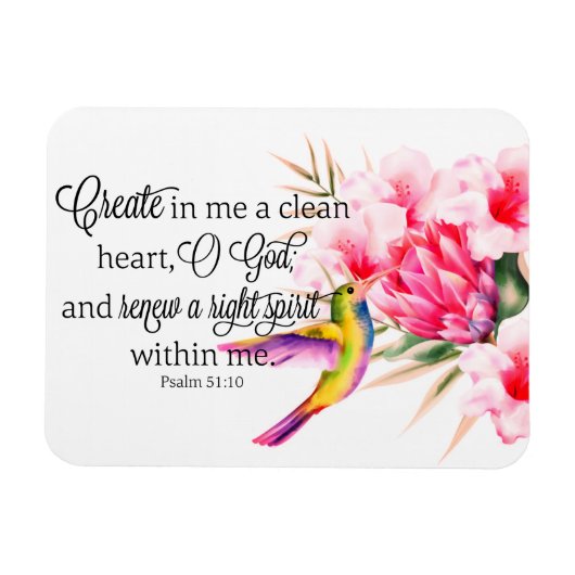 Sauberes Herz Magnet (Horizontal)