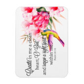 Sauberes Herz Magnet (Vertikal)