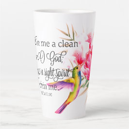 Sauberes Herz Milchtasse