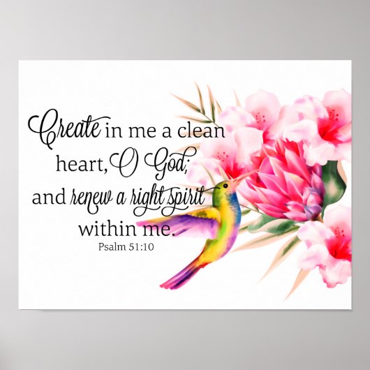 Sauberes Herz Poster (Vorne)