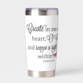 Sauberes Herz Thermobecher (Vorderseite)