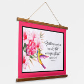 Sauberes Herz Wandteppich Mit Holzrahmen (Gewinkelt)