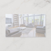 Sauberes Logo im Haus | Organisierter Wohnraum Visitenkarte (Rückseite)