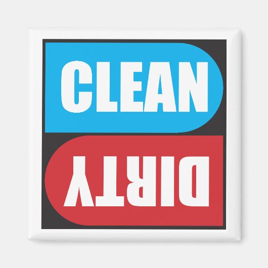 Sauberes Magnet für Geschirrspüler (Vorne)