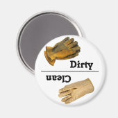 Sauberes Magnet für Handschuhe (Vorderseite/Rückseite)