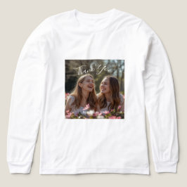 Sauberes & Minimales Dankeschön-Foto für den Absch Tri-Blend Shirt