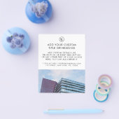 Sauberes Minimalistisches Firmenlogo und Foto Flyer (Einzeln)