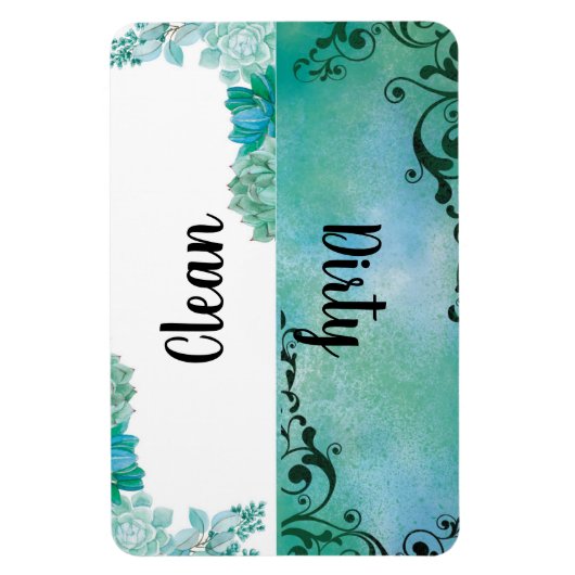 Sauberes oder schmutziges Geschirrspülmagnet Magnet (Vertikal)