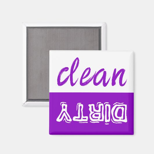 Sauberes oder schmutziges Geschirrspülmagnet Magnet (Vorderseite/Rückseite)