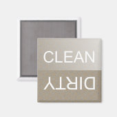 Sauberes oder schmutziges Geschirrspülmagnet Magnet (Vorderseite/Rückseite)