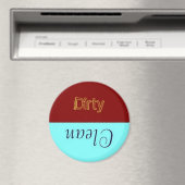 Sauberes oder schmutziges Geschirrspülmagnet Magnet (In Situ (Geschirrspüler))