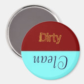 Sauberes oder schmutziges Geschirrspülmagnet Magnet (Vorderseite/Rückseite)