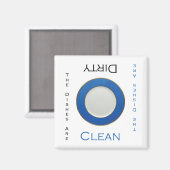 Sauberes oder schmutziges Geschirrspülmagnet Magnet (Vorderseite/Rückseite)