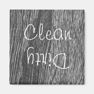 Sauberes oder schmutziges Geschirrspülmagnet Magnet