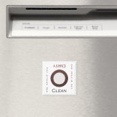 Sauberes oder schmutziges Geschirrspülmagnet Magnet (In Situ (Geschirrspüler))