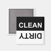 Sauberes oder schmutziges Geschirrspülmagnet Magnet (Vorderseite/Rückseite)