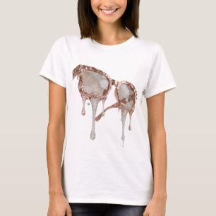 Sauberes Silber ABSTRACT ART Design T-Shirt