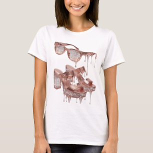 Sauberes Silber ROSE GOLD GLAMOUR Künstlerisches M T-Shirt