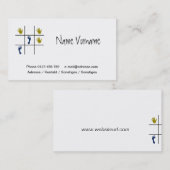 sauberes spiel visitenkarte (Vorne/Hinten)