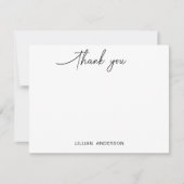 Sauberes und elegantes Handgeschriebenes Skriptsua Mitteilungskarte (Vorderseite)