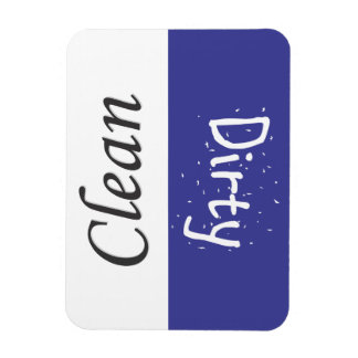 Sauberes und schmutziges Geschirrmagnet Magnet