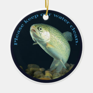 sauberes Wasser Keramikornament