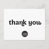 Sauberes, zeitloses einfaches Logo für das Unterne Postkarte (Vorderseite)