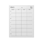 Sauberkeit + Einfacher Fleischplaner Notizblock (Rotiert)