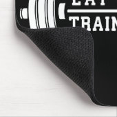 Sauberkeit essen, Zugschmutzigkeit - Workout Inspi Mousepad (Ecke)