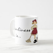 Sauberkeit ist... Mug Kaffeetasse (Vorderseite Links)