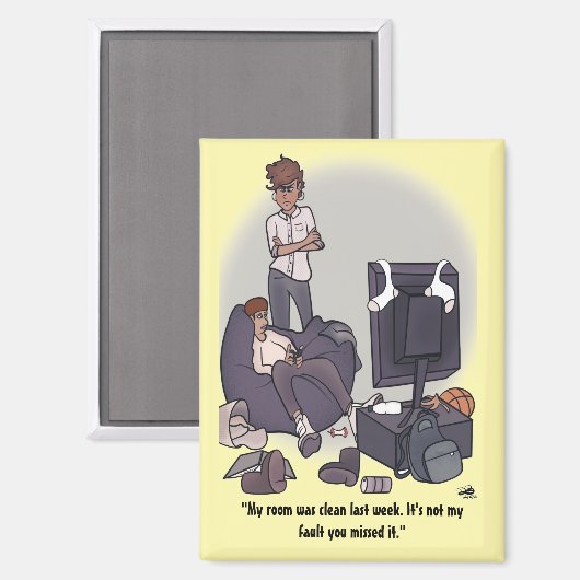 Sauberkeit Magnet (Vorderseite/Rückseite)