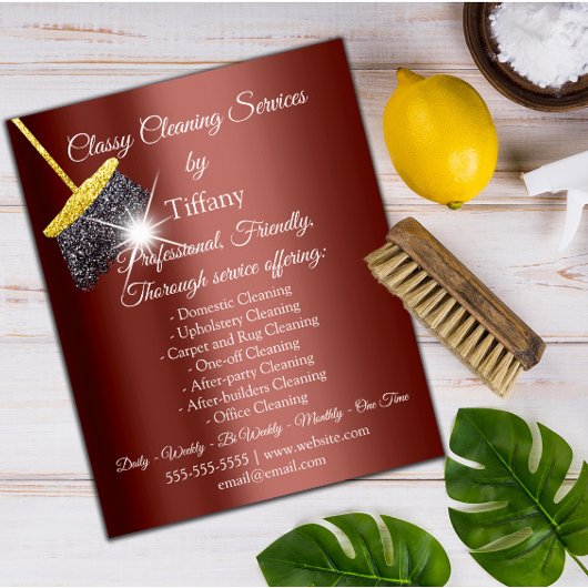 Sauberkeit Reinigungsservice Haus Behaltend Hausha Flyer